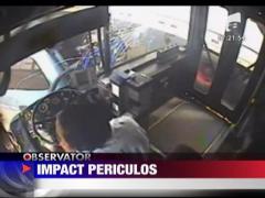 Impact periculos! Macara scapata de sub control