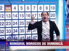 Numarul norocos de duminica