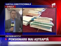 Pensionarii mai asteapta