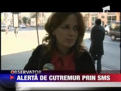 Alerta de cutremur prin sms