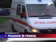 Pasageri in pericol! Inca un autocar rasturnat!