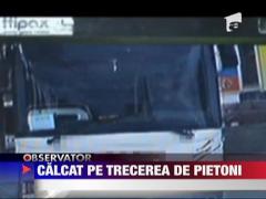Calcat pe trecerea de pietoni