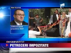 Petreceri impozate! Taxe pe nunti, botezuri si bancheturi