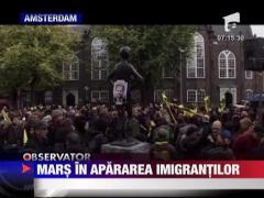 Mars in apararea imigrantilor