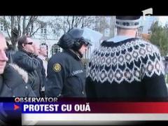 Protest cu oua