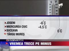 Vremea trece pe minus