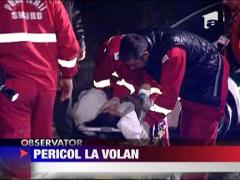 Pericol la volan! Soferita neatenta