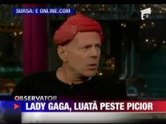 Lady Gaga, luata peste picior de Bruce Willis