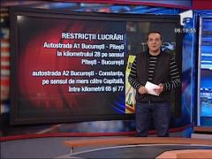 Restrictii lucrari in trafic