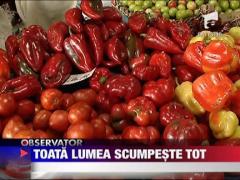 Alimentele si gazele se scumpesc