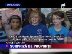 Jack Sparrow, in vizita la scoala