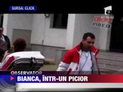 Bianca Dragusanu si-a rupt piciorul