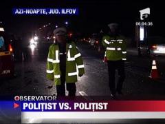 Politist calcat cu masina de alt politist