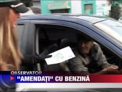 "Amendati" cu bonuri de benzina