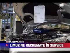 Limuzine rechemate in service