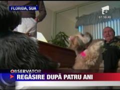 Si-a regasit cainele pe Facebook dupa patru ani