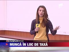 Munca in loc de taxa