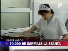 70000 de sarmale la Sfanta Parascheva