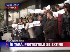 In tara protestele se extind