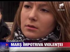Mars impotriva violentei in Craiova