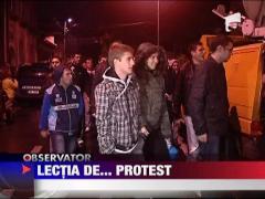 Lectia de... protest