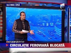 Circulatie feroviara blocata intre Caransebes si Resita