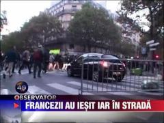 Francezii au iesit iar in strada