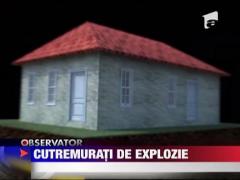 O explozie ca un cutremur! Aruncati in aer