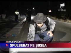 Spulberat pe sosea