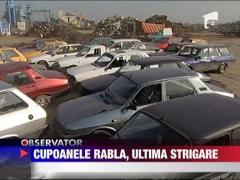 Cupoanele RABLA, ultima strigare