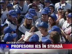 Profesorii ies in strada