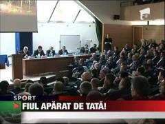 Fiul, aparat de tata! Scandal in arbitraj