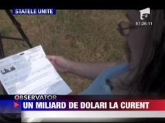 Factura de un miliard de dolari la curent