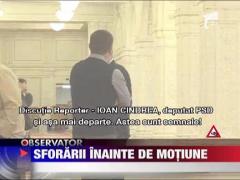 Sforarii inainte de motiune