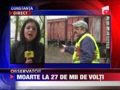 Moarte la 27 de mii de volti