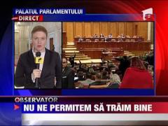 Se cauta vinovatii pentru votul dat de parlamentari