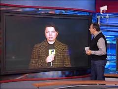 Femeie spulberata pe trecerea de pietoni la Brasov