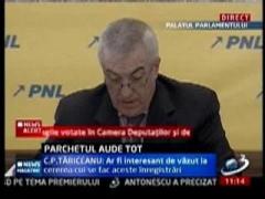 Tariceanu cere audierea sefilor serviciilor de informatii pentru interceptarile care apar in presa