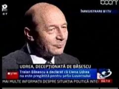 Elena Udrea, deceptionata de Traian Basescu