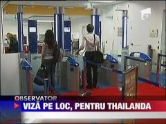 Viza pe loc, pentru Thailanda