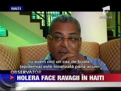 Holera face ravagii in Haiti