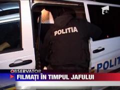 Filmati in timpul jafului de 100.000 de euro