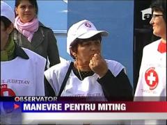 Manevre pentru miting! Autocare anulate politic