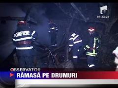 O batrana de 83 de ani a ramas pe drumuri