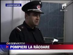 Pompierii din Constanta tremura de frig