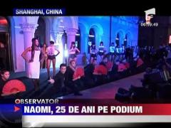 Naomi, 25 de ani pe podium
