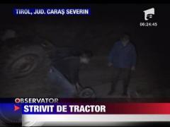 Sofer strivit de tractor