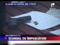 Scandal cu impuscaturi