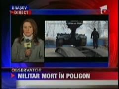 Militar mort in poligon