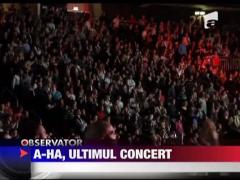 A-HA, ultimul concert